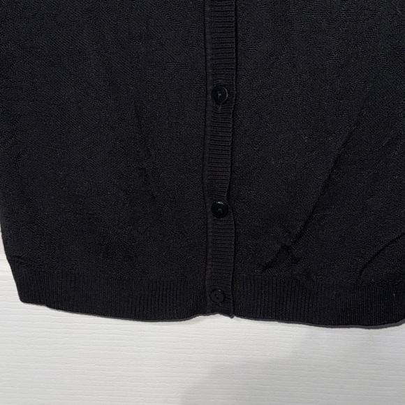 💰Jones New York Classic Black Knit Cardigan - Picture 9 of 11